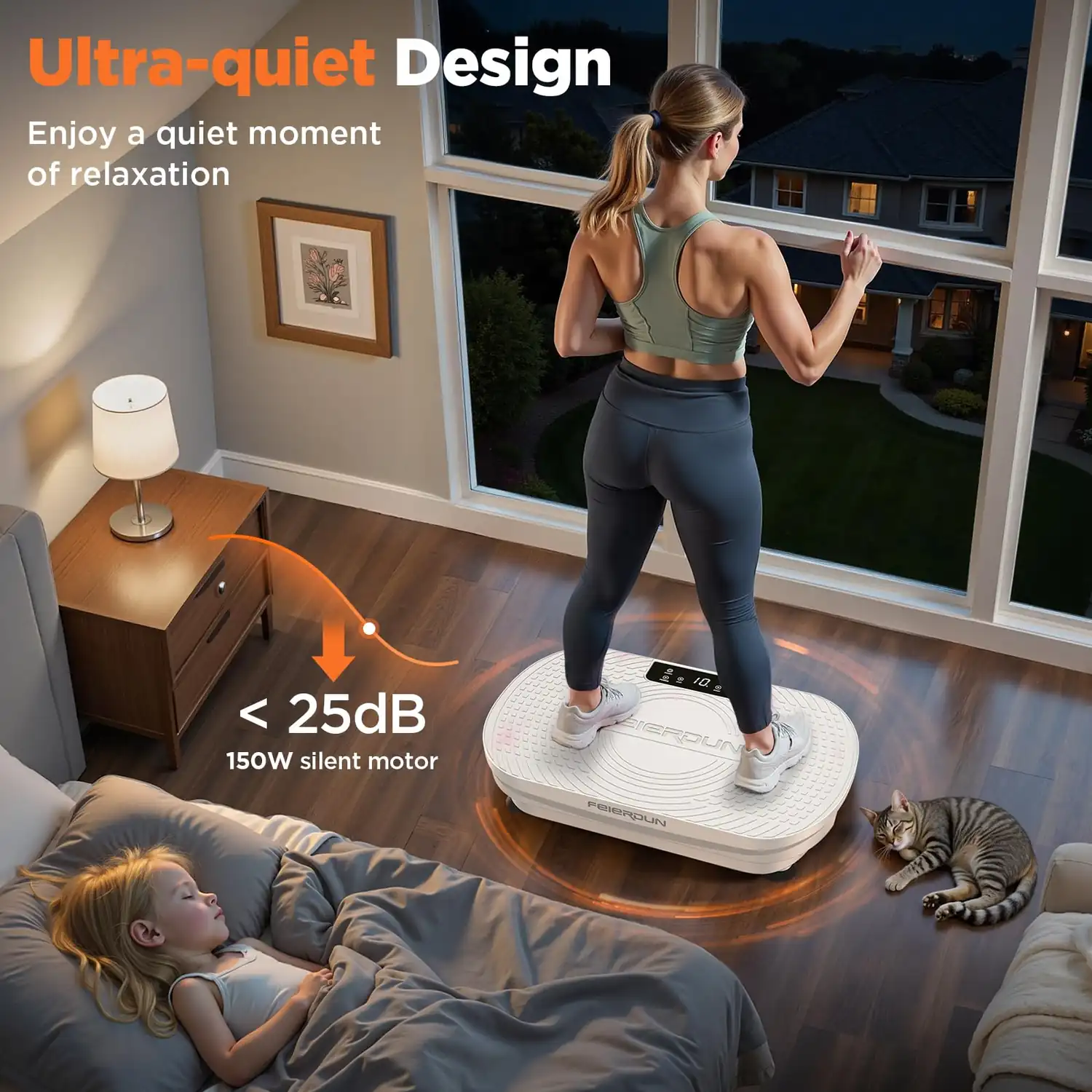 Vibration Plate Wellness Series – Convenient Operation & Storage