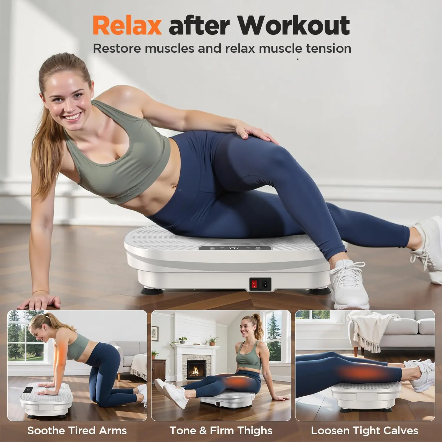 Vibration Plate Wellness Series – Sturdy and Silent
