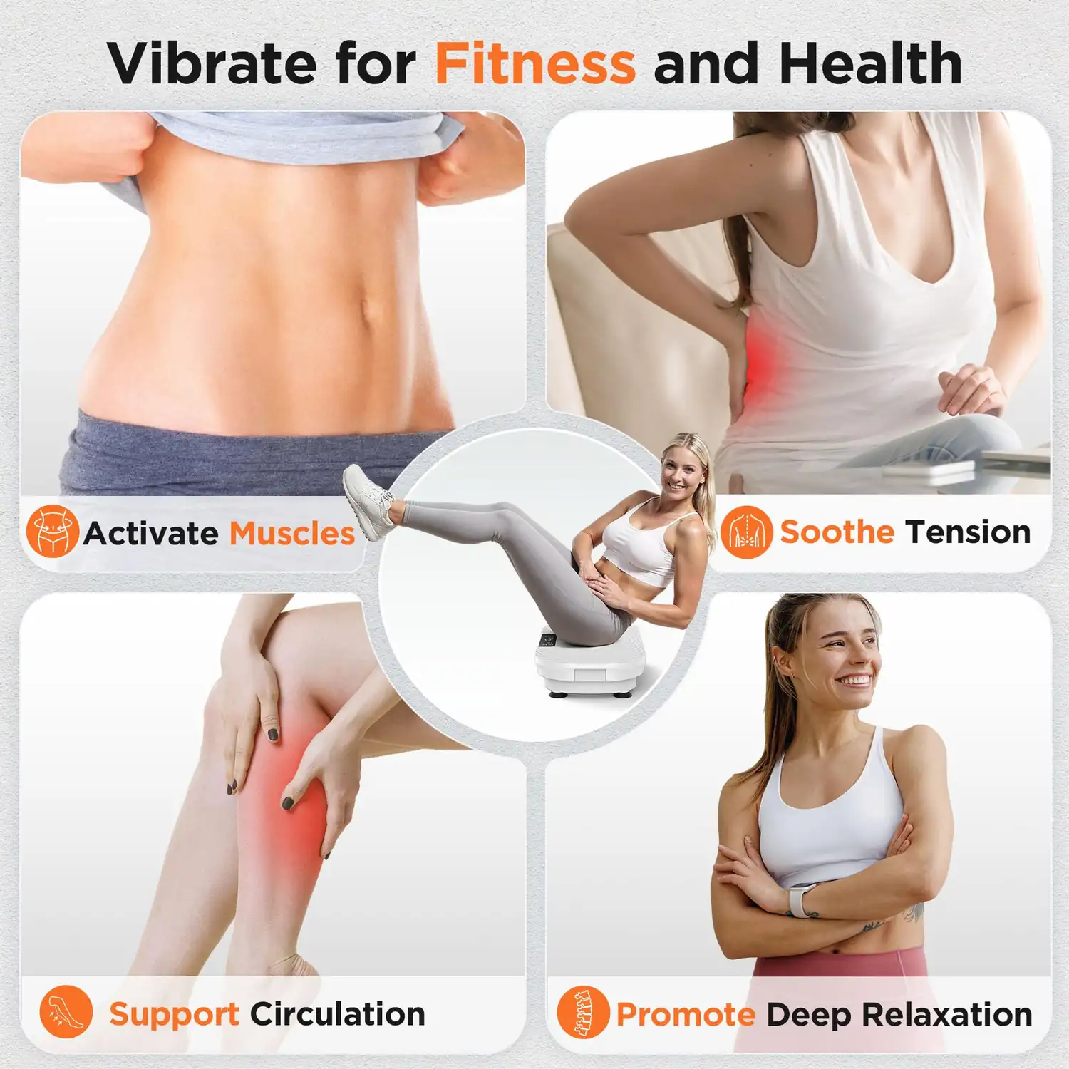 Vibration Plate Wellness Series – Full-body Muscle Toning
