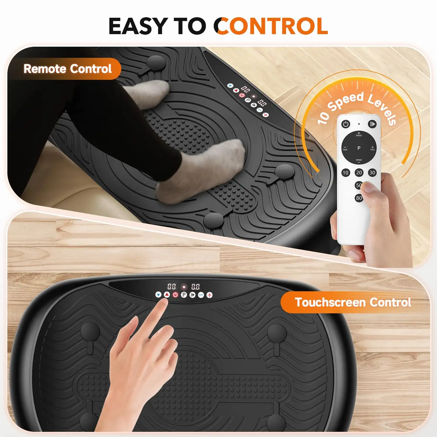 Assisted 2-in-1 Vibration Plate – Boost Your Workout