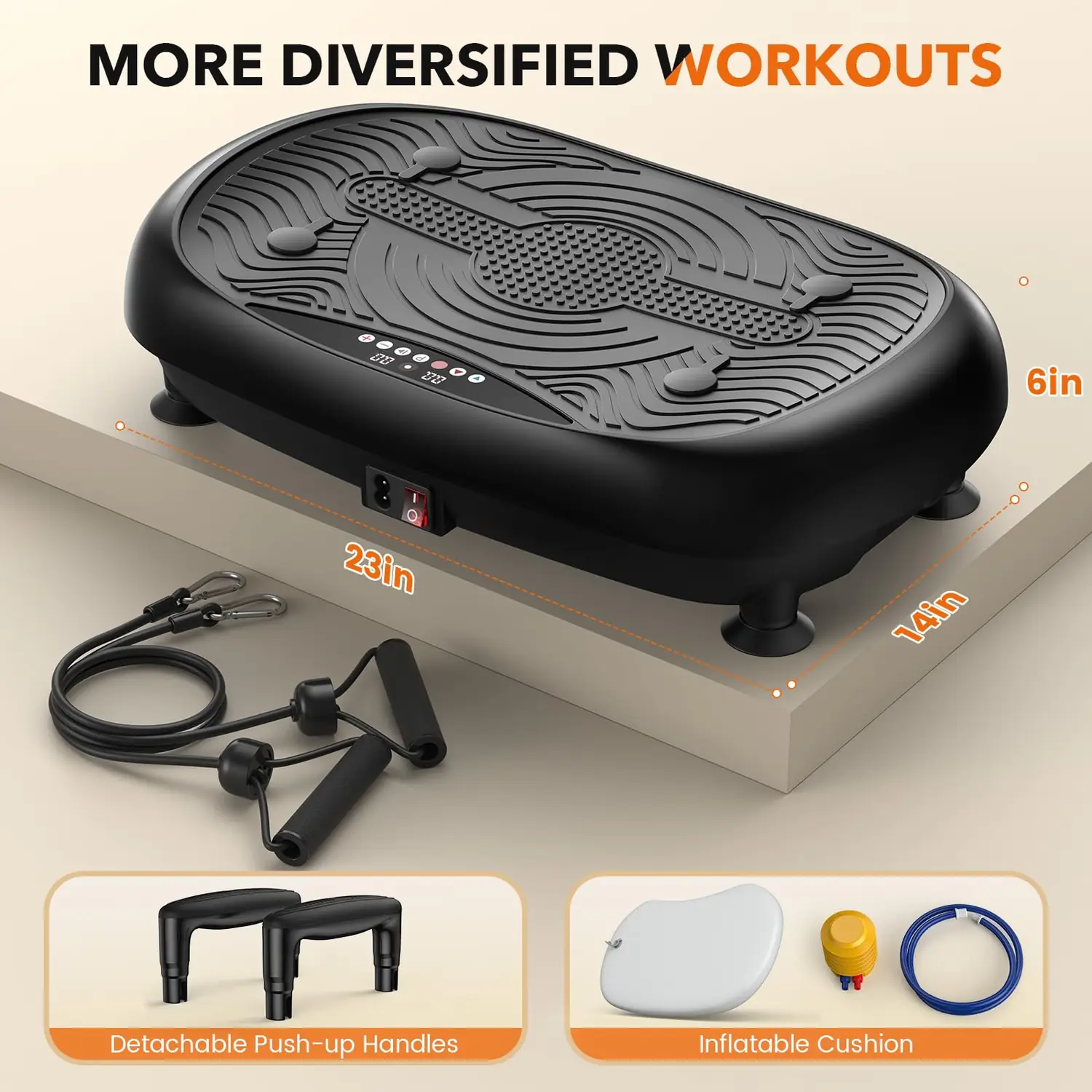 Assisted 2-in-1 Vibration Plate – Relax Your Body